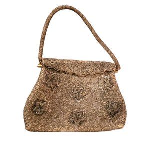 Vintage Beaded Purse with Spring Closure